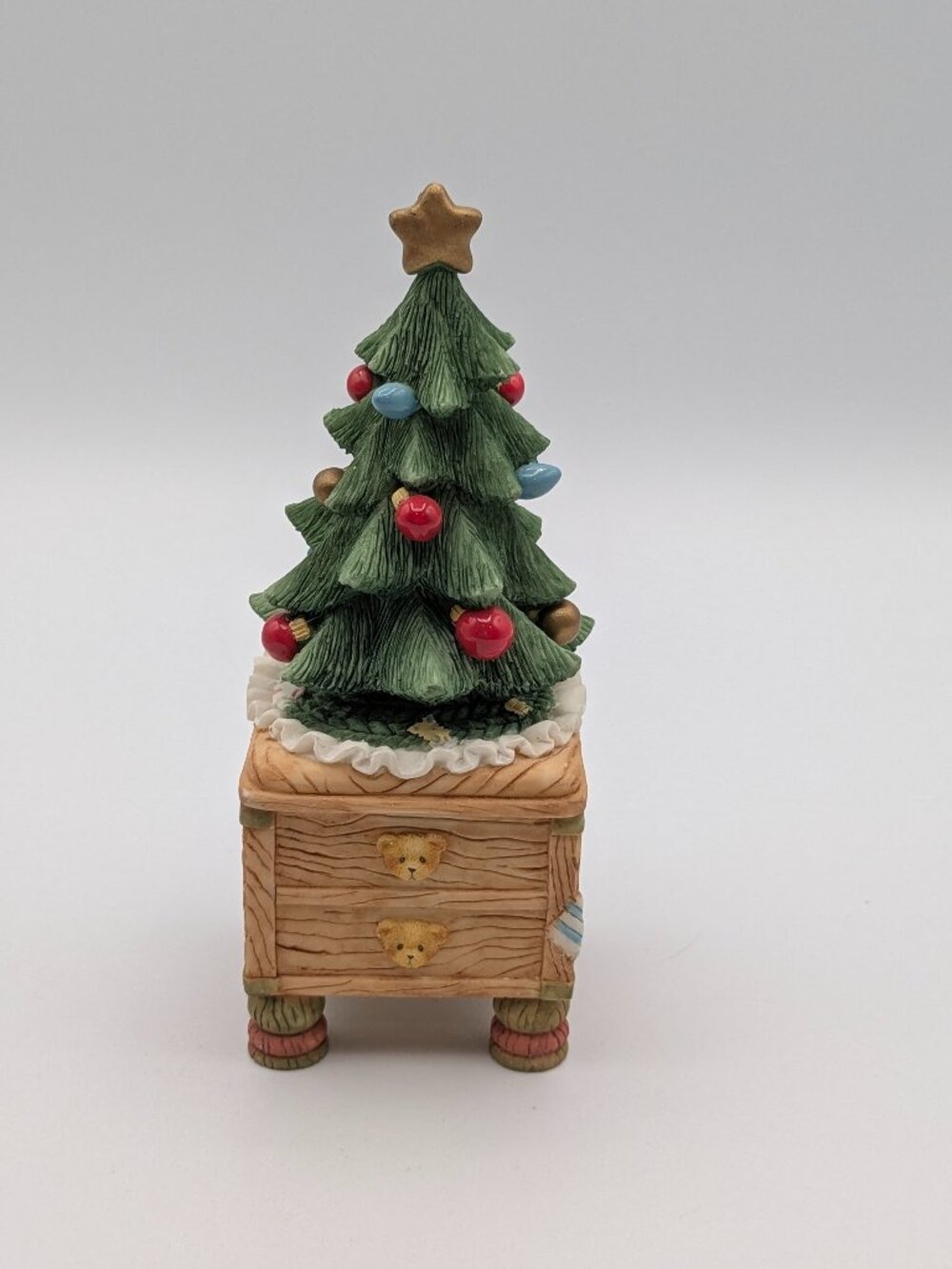 Cherished Teddies Old Fashioned Country Christmas Tree (533823) 1999